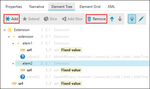 Adding and removing elements from an extension in Forge